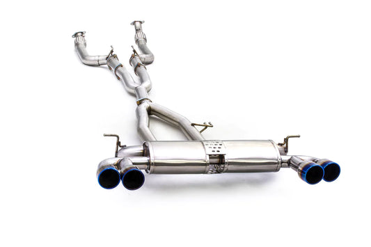 ARK DT-S Stainless Exhaust w/Burnt Tips Hyundai Genesis Coupe 3.8L 2010-2012
