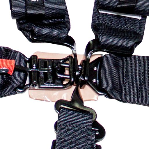 NRG SBH-5PCBK-620 SFI 16.1 5pt 3 inch Seat Belt Harness / Latch Link - Black
